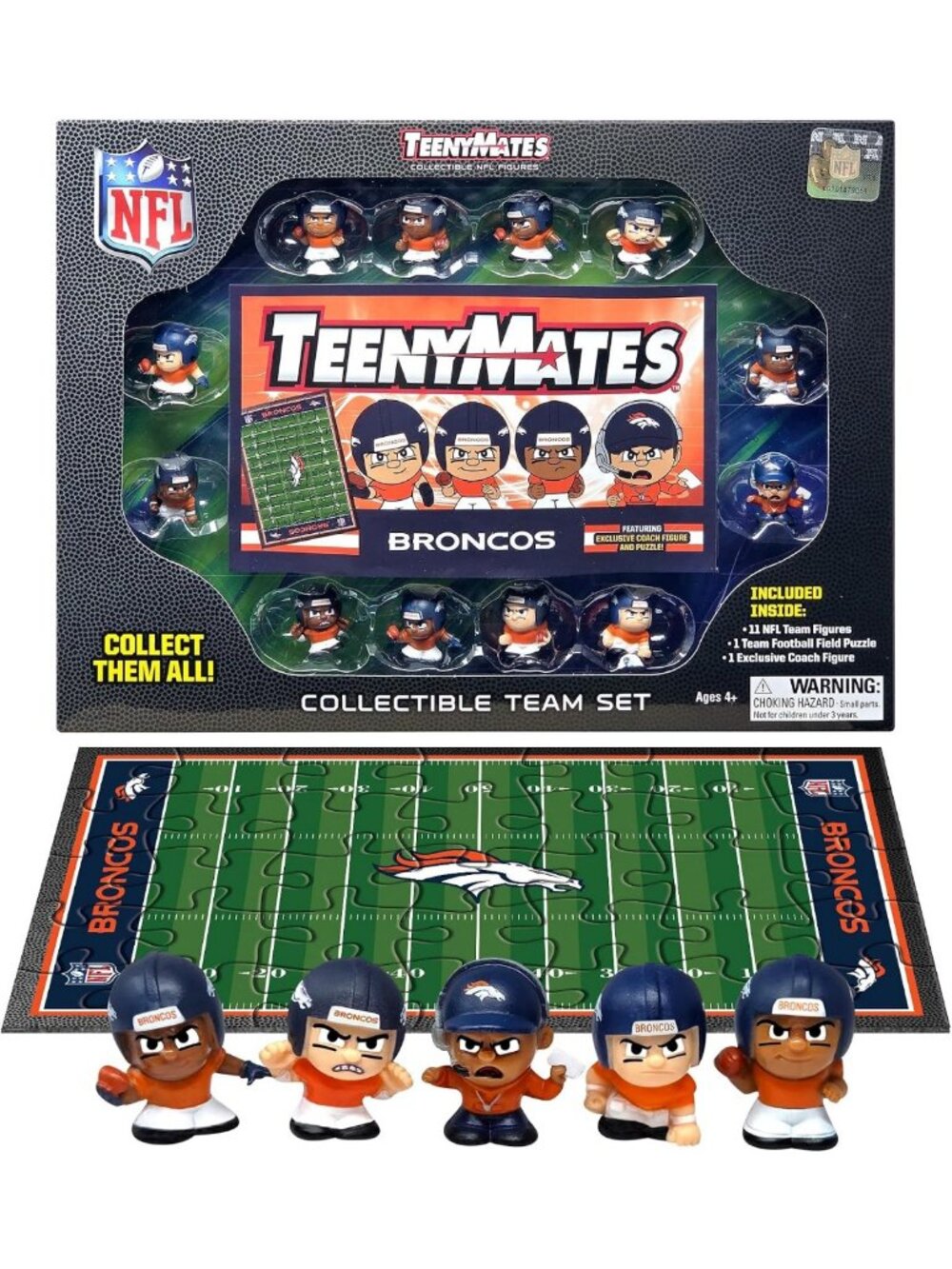 Fun NFL Football Action Figures Gift Set - Perfect for Party Animal Fans!